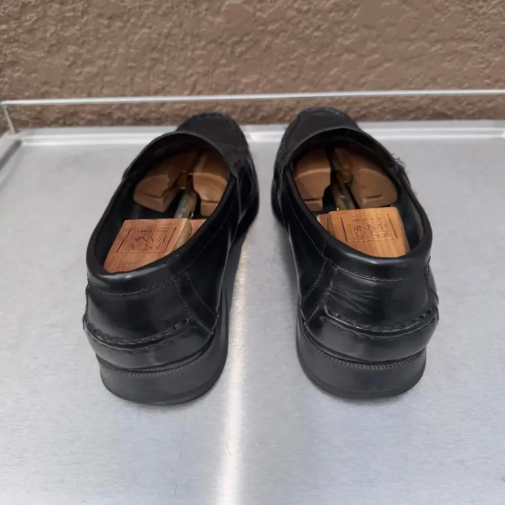 Nunn Bush Black Leather Loafers with Tassel - Size 10 1/2 W